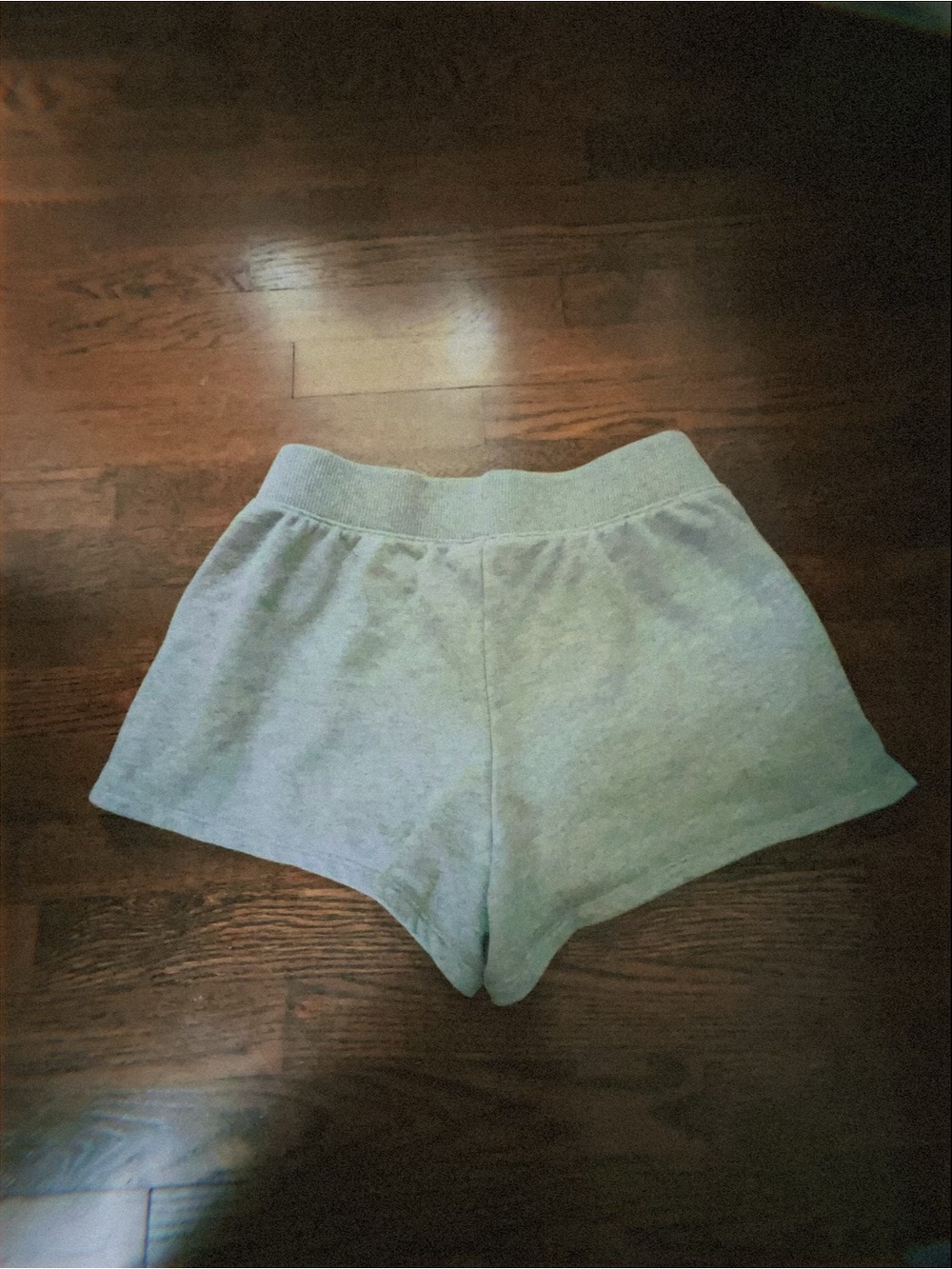 Athletic Works Heather Gray Ribbed Waistband Shorts